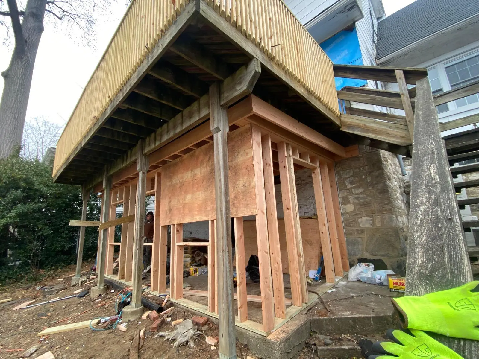 Home addition project in New York