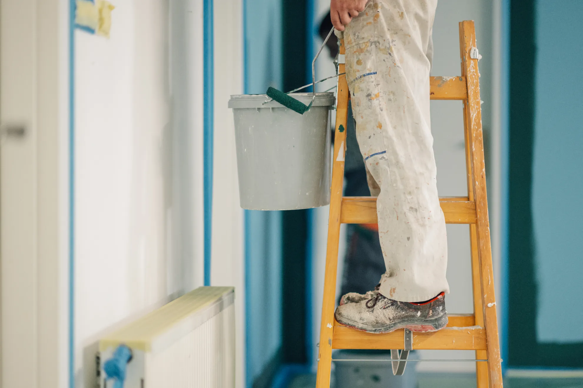 Residential interior painting completed