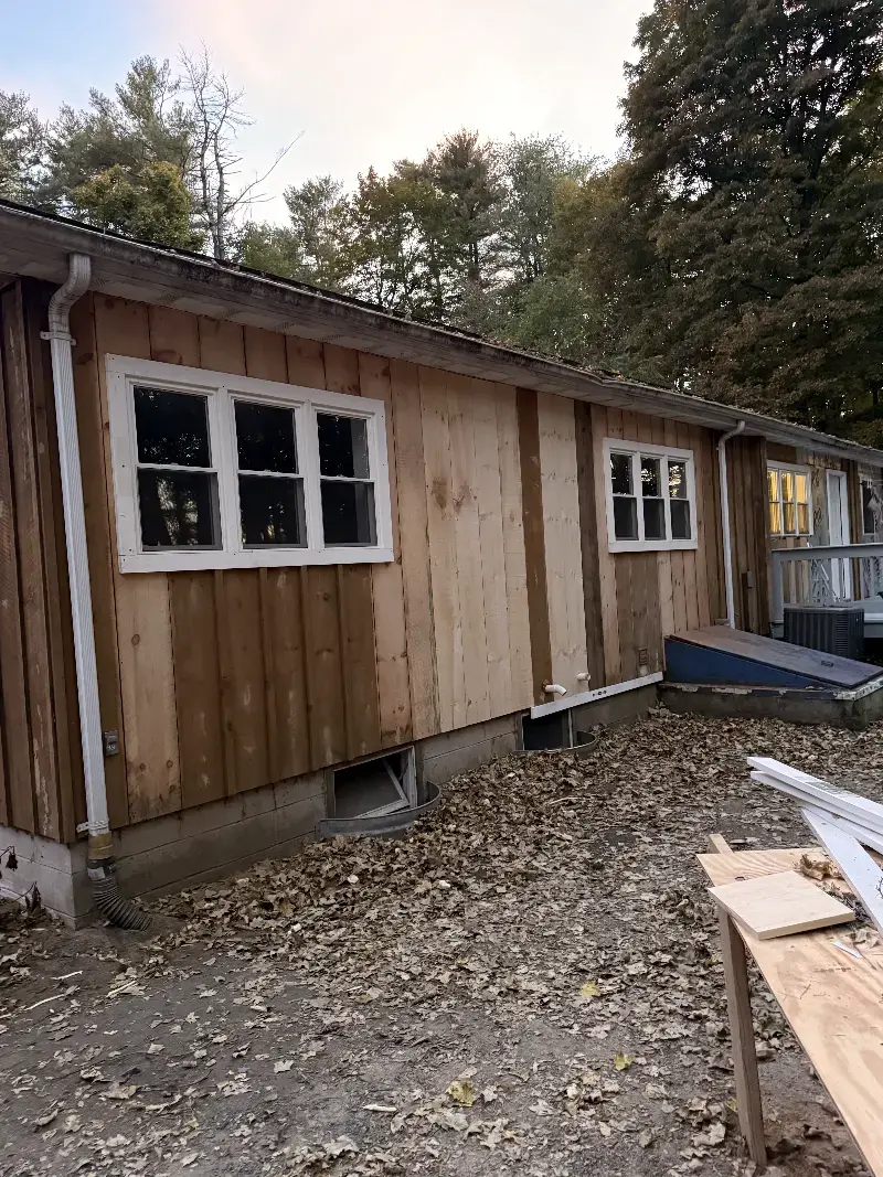 Carpentry restoration on a residential property in New York