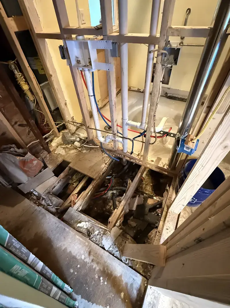 Fixture installation in a New York home
