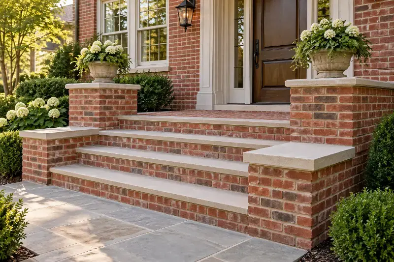 Masonry repair on a residential property in New York