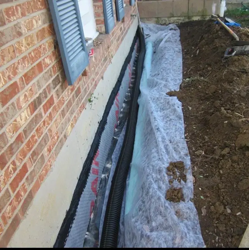Yard drainage on a New York property
